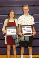 Zohner & Frederick Named Most Improved Athletes of the Year